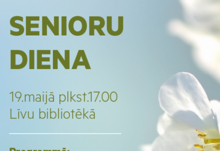 Senioru diena Līvu bibliotēka