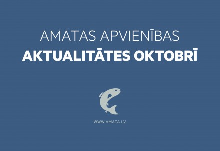 Amatas apvienības aktualitātes oktobrī