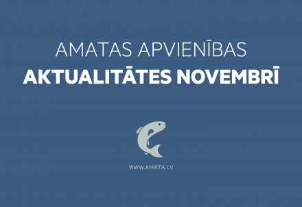 Amatas apvienības aktualitātes novembrī