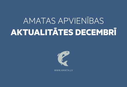 Amatas apvienības aktualitātes decembrī