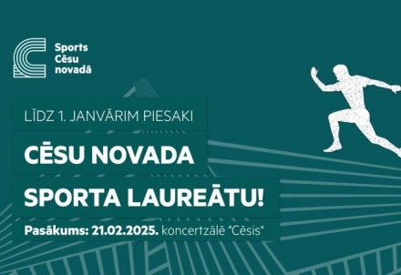 Nominē sportistu balvai "Cēsu novada sporta laureāts 2024"