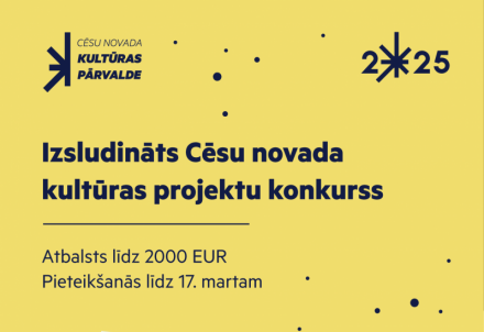 Atklāts Cēsu novada kultūras projektu konkurss