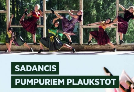 Skolēnu deju kolektīvu sadancis "Pumpuriem plaukstot" Zaubē