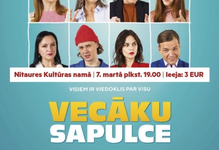 Filma "Vecāku sapulce" Nītaures Kultūras namā